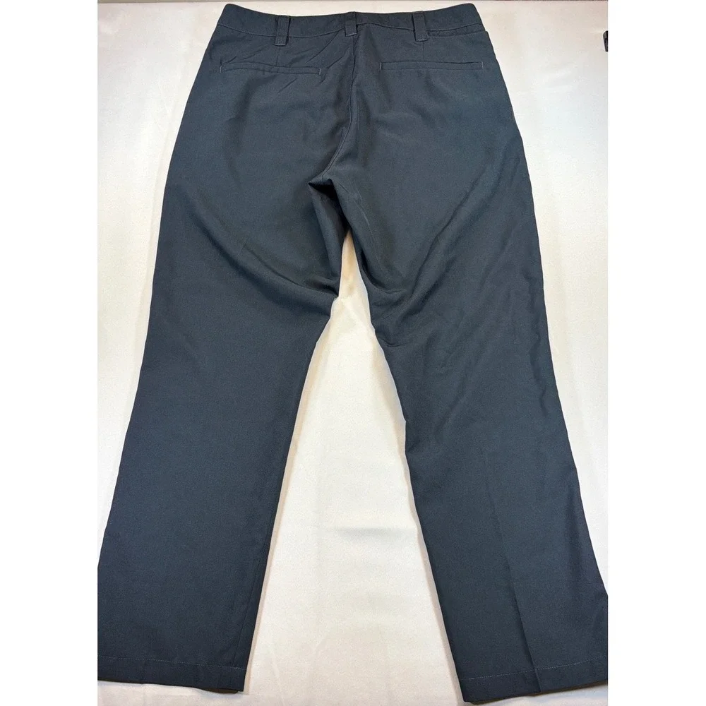 Bluffworks Original Pants Mens 33x30 Black Regular Fit Stretch Travel Trousers